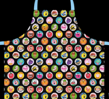 Retro 80's Scratch 'N Sniff Stickers Apron