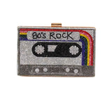 Retro Rhinestone Mix Tape Purse