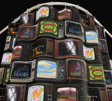 90s Timeless Television Shower Curtain