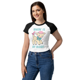 Where is My Mind? - Cute Retro Women’s Raglan Baby Tee