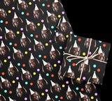 Worf Star Trek TNG Birthday Wrapping Paper Gift Wrap